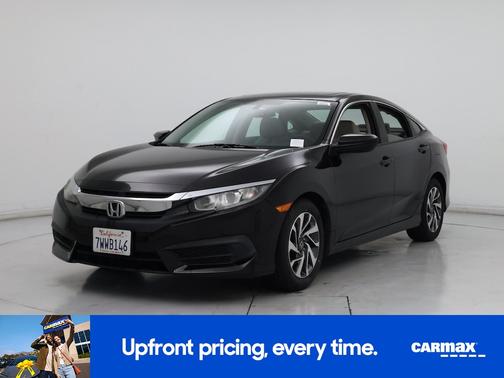 Black 2017 Honda Civic EX