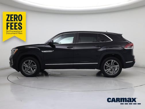 Black 2024 Volkswagen Atlas Cross Sport SEL R-Line
