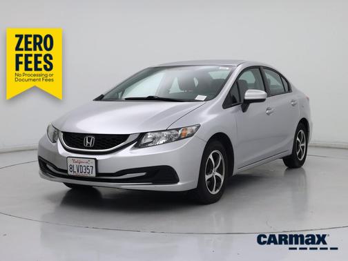 Silver 2015 Honda Civic SE