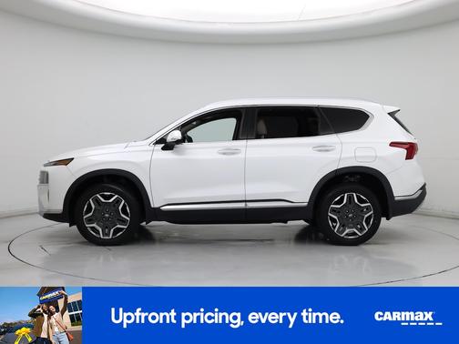 White 2023 Hyundai SANTA FE HEV Limited