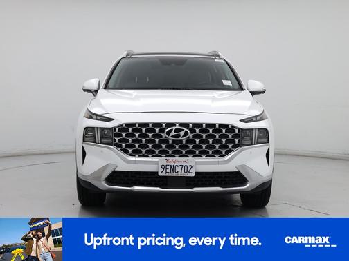 White 2023 Hyundai SANTA FE HEV Limited