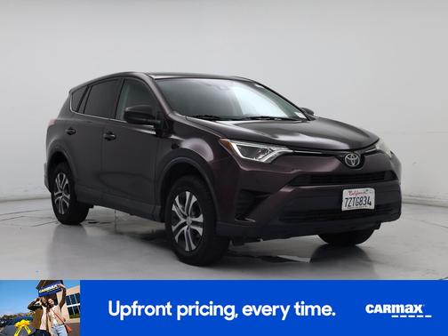 Burgundy 2017 Toyota RAV4 LE