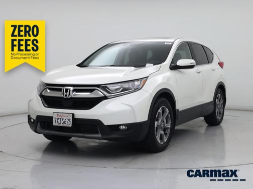 White 2017 Honda CR-V EX-L