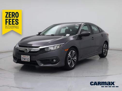 Gray 2016 Honda Civic EX-T
