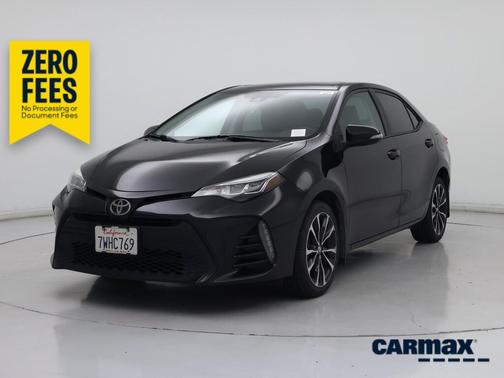 Black 2017 Toyota Corolla XSE