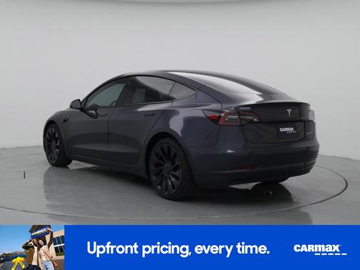 Gray 2023 Tesla Model 3 Performance