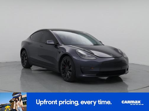 Gray 2023 Tesla Model 3 Performance
