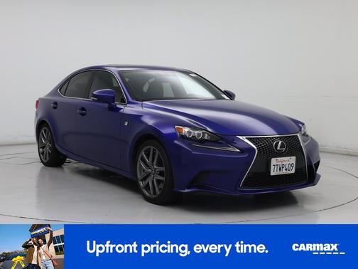 Blue 2016 Lexus IS 350