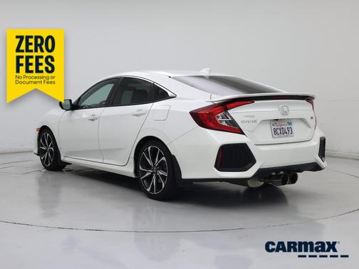 White 2018 Honda Civic SI