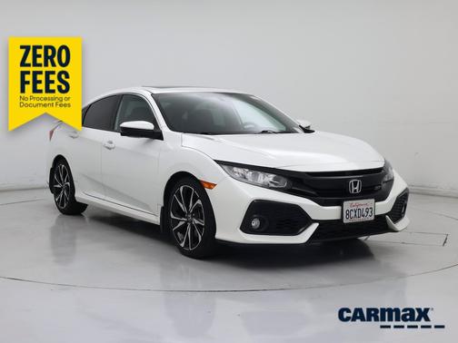 White 2018 Honda Civic SI