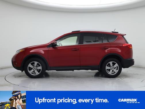 Red 2015 Toyota RAV4 XLE