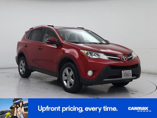 Red 2015 Toyota RAV4 XLE