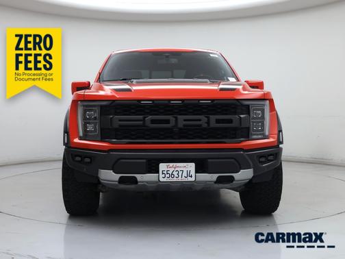 Orange 2023 Ford F-150 Raptor