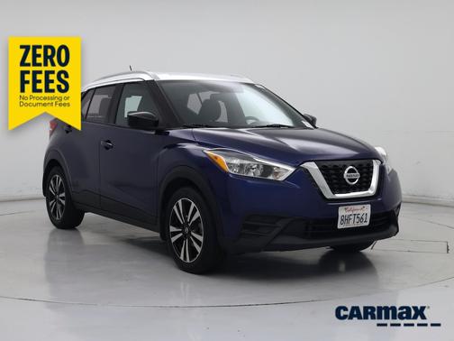 Blue 2018 Nissan Kicks SV