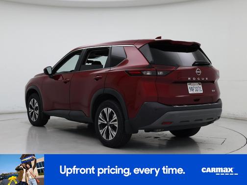 Red 2022 Nissan Rogue SV