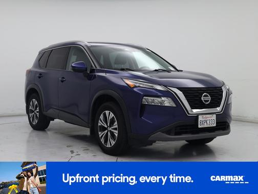 Blue 2021 Nissan Rogue SV