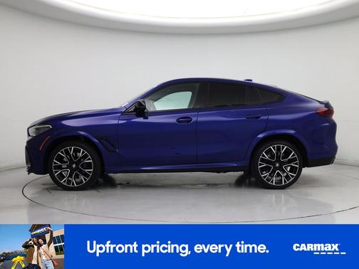 Blue 2020 BMW X6 M