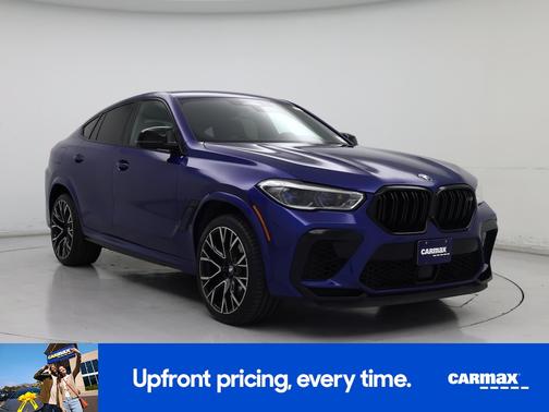 Blue 2020 BMW X6 M