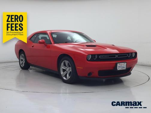 Red 2015 Dodge Challenger SXT