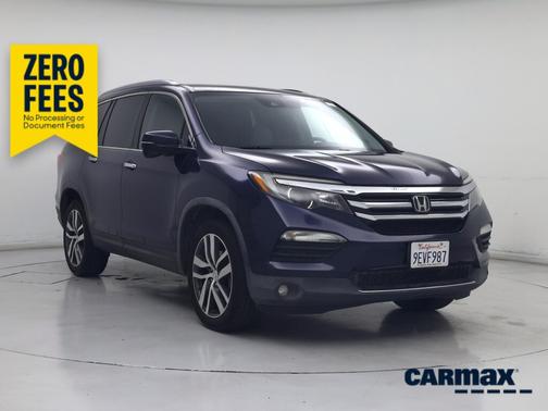 Blue 2017 Honda Pilot Touring