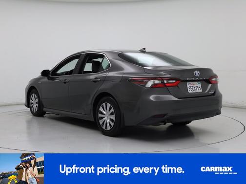 Gray 2021 Toyota Camry Hybrid LE