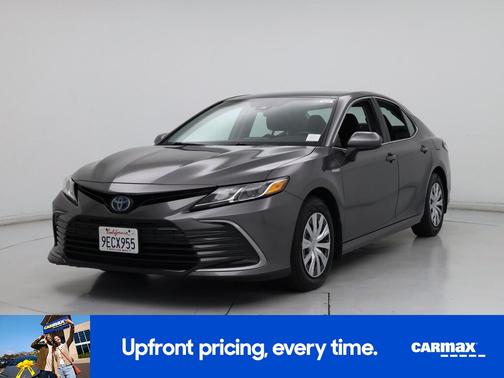 Gray 2021 Toyota Camry Hybrid LE