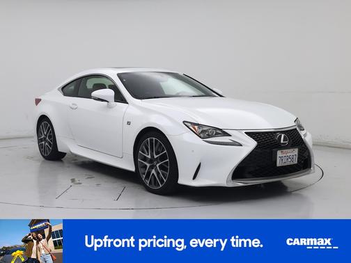 White 2016 Lexus RC 200t