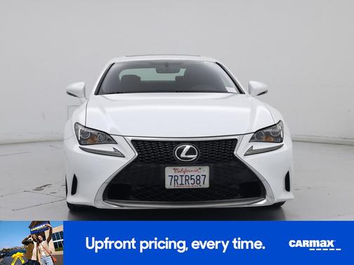 White 2016 Lexus RC 200t