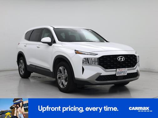 White 2021 Hyundai SANTA FE SE