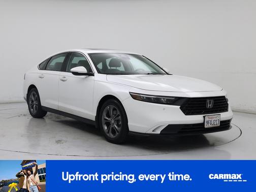 White 2023 Honda Accord Hybrid EX-L