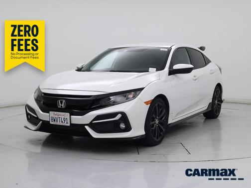 White 2021 Honda Civic Sport