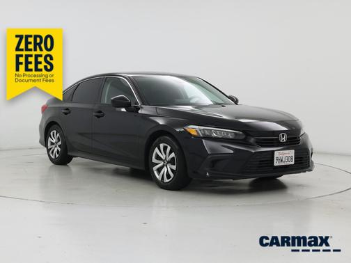 Black 2023 Honda Civic LX