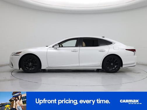 White 2019 Lexus LS 500