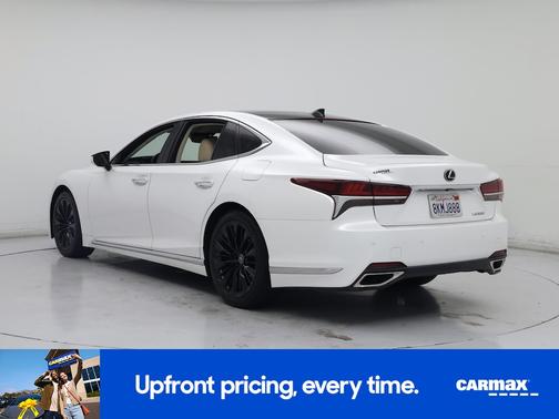 White 2019 Lexus LS 500