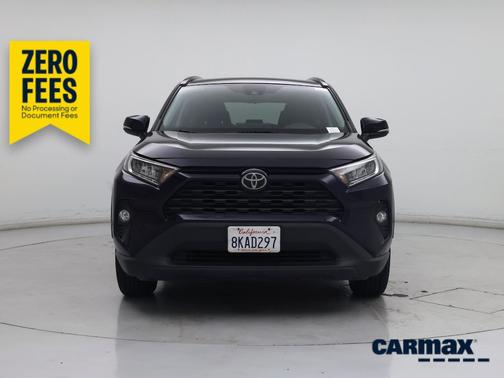 Blue 2019 Toyota RAV4 XLE