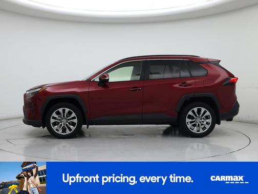 Red 2022 Toyota RAV4 XLE Premium