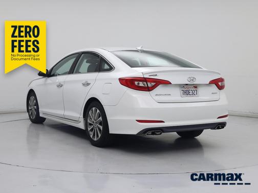 White 2015 Hyundai SONATA Sport