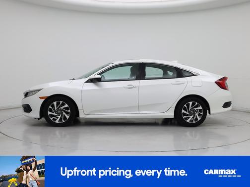White 2018 Honda Civic EX