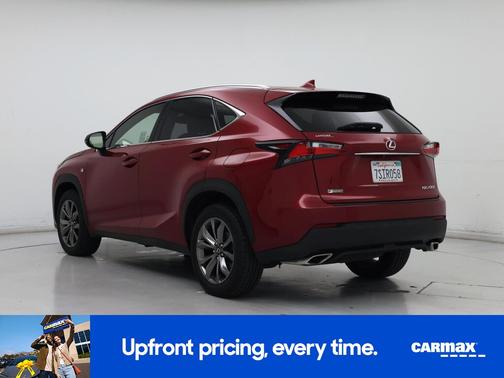 Red 2016 Lexus NX 200t F-Sport