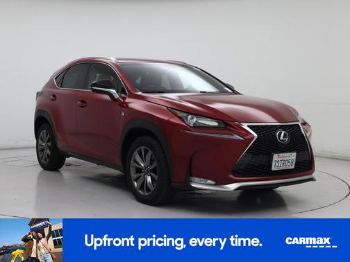 Red 2016 Lexus NX 200t F-Sport