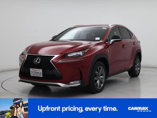 Red 2016 Lexus NX 200t F-Sport