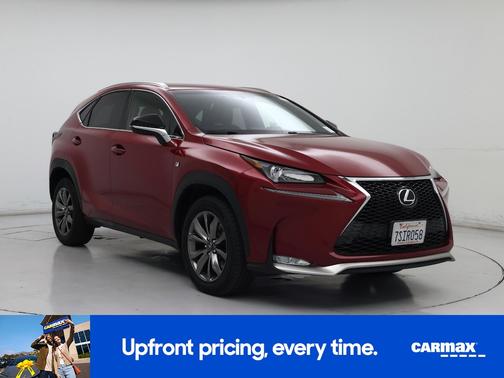 Red 2016 Lexus NX 200t F-Sport