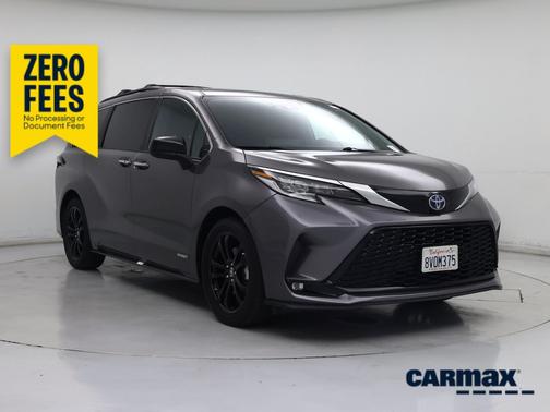 Gray 2021 Toyota Sienna XSE