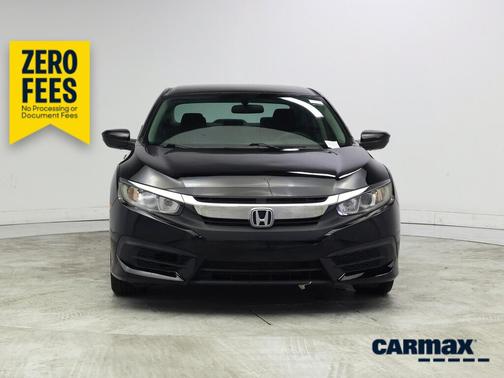 Black 2017 Honda Civic LX