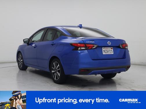 Blue 2021 Nissan Versa SV