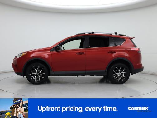 Red 2017 Toyota RAV4 SE
