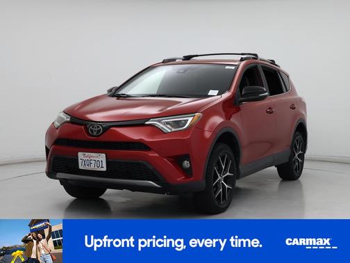 Red 2017 Toyota RAV4 SE