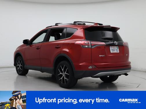 Red 2017 Toyota RAV4 SE