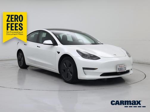 White 2022 Tesla Model 3 Long Range