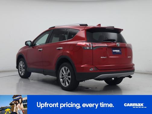 Red 2017 Toyota RAV4 Limited